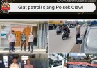 Polsek Ciawi Patroli Siang, Jaga Kamtibmas Tasik Kota