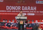 Polres Tasikmalaya Kota Sukses Gelar Aksi Donor Darah Lebihi Target, 1.520 Labu Darah Terkumpul