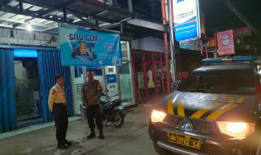 POLSEK RAJAPOLAH POLRES TASIK KOTA POLDA JABAR, MELAKSANAKAN PATROLI  ANTISIPASI GANGGUAN KAMTIBMAS