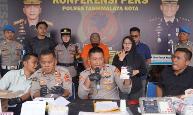 POLRES TASIKMALAYA KOTA PRESS RILIS TIGA KASUS PERSETUBUHAN TERHADAP ANAK DI BAWAH UMUR