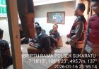 Polsek Sukaratu Tasik Kota Lakukan Patroli Tingkatkan Keamanan Malam