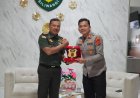 Kapolres Tasikmalaya Kota Laksanakan Silaturahmi dengan Dandim 0612/