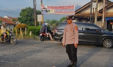 *Strong Point Pagi Bentuk Nyata Pelayanan Polsek Ciawi Polres Tasik Kota Polda Jabar*